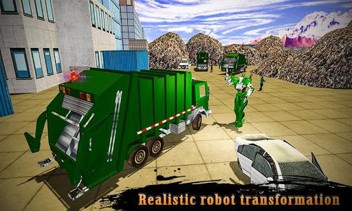 Real Robot Transformation Garbage Truck Driving 3D - Gameplay image of android game