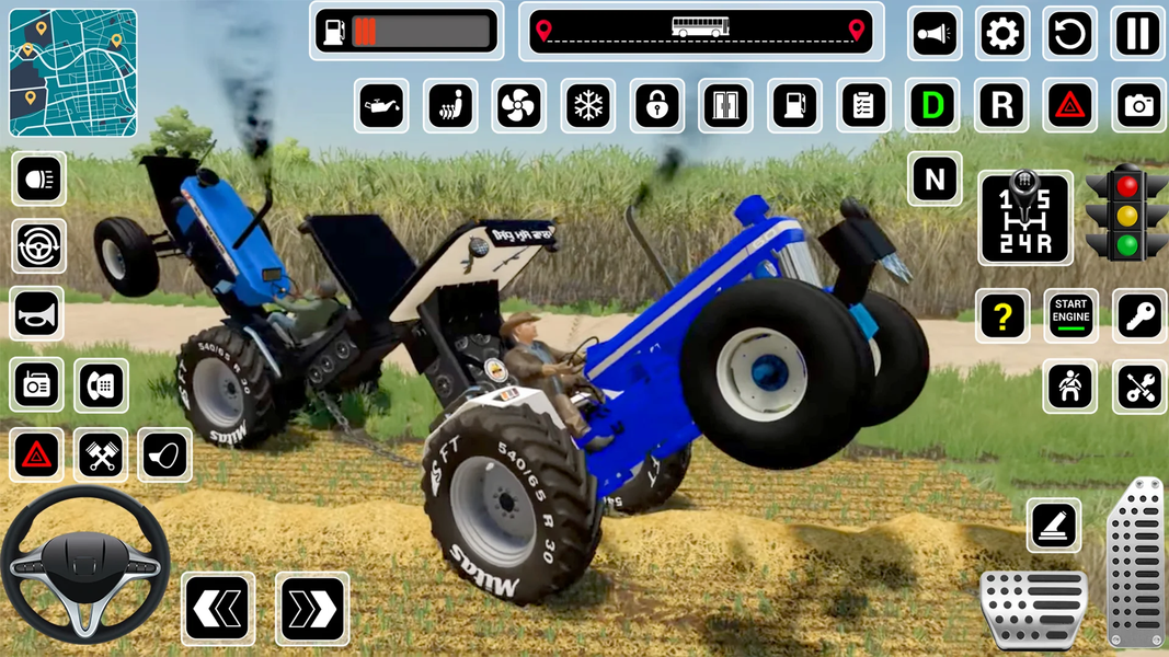 Tractor Simulator Cargo Games - Gameplay image of android game