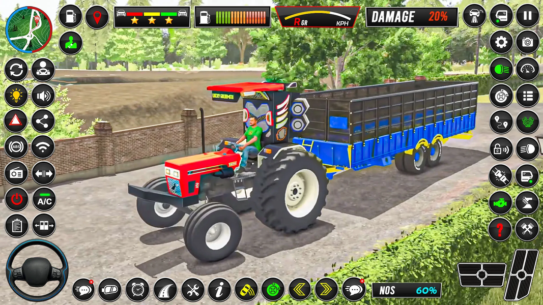Tractor Simulator Cargo Games - Gameplay image of android game