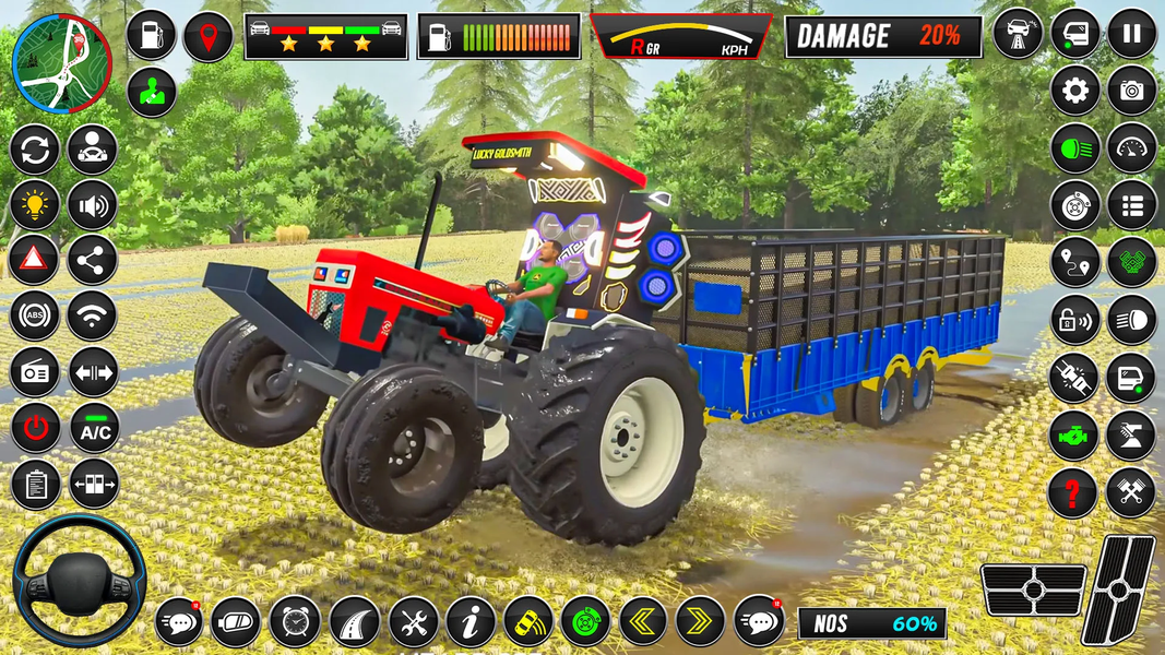 Tractor Simulator Cargo Games - Gameplay image of android game