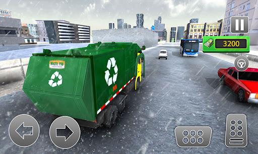 Road Sweeper Garbage Truck Sim - Gameplay image of android game