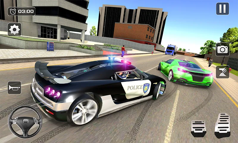 Police Car Driving Mad City - Image screenshot of android app