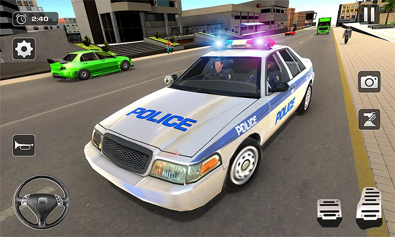 Police Car Driving Mad City - Image screenshot of android app
