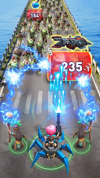 Battle Kiss:Girl's Survival - Gameplay image of android game