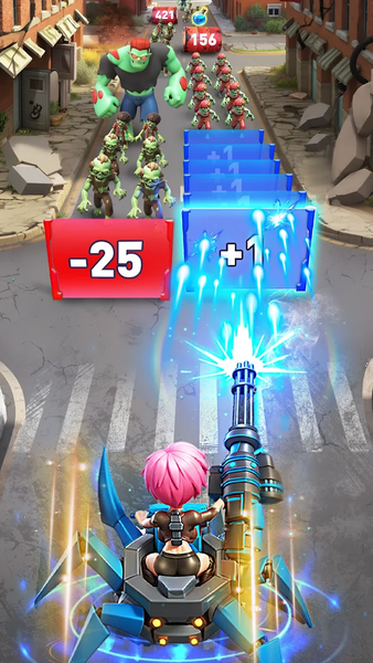 Battle Kiss:Girl's Survival - Gameplay image of android game