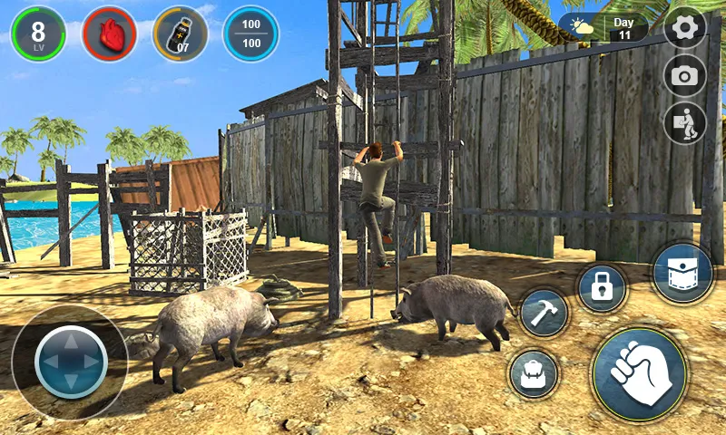 Ocean Raft Survival Simulator - عکس بازی موبایلی اندروید