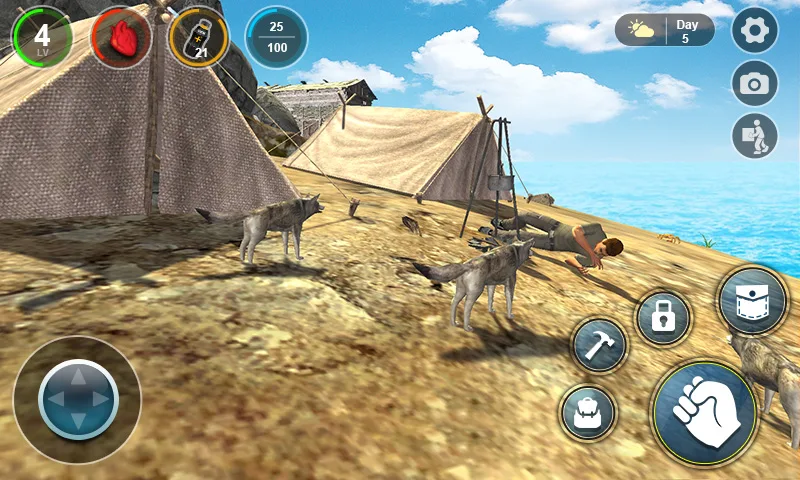 Ocean Raft Survival Simulator - عکس بازی موبایلی اندروید