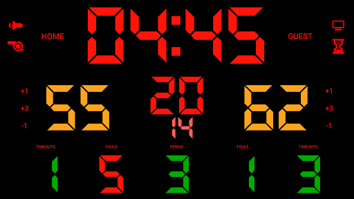 Basketball Scoreboard - Image screenshot of android app