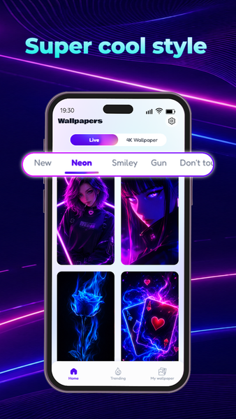 Smiley Fun Live Wallpaper - عکس برنامه موبایلی اندروید