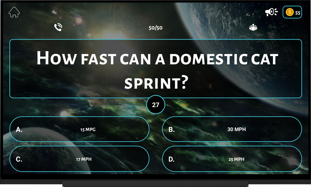 Brainer Quiz game - Gameplay image of android game