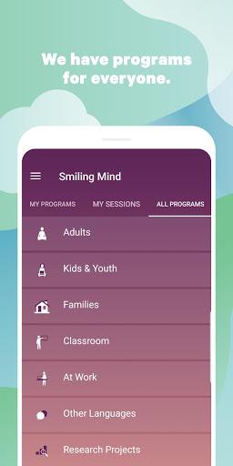 Smiling Mind: Meditation App - Image screenshot of android app