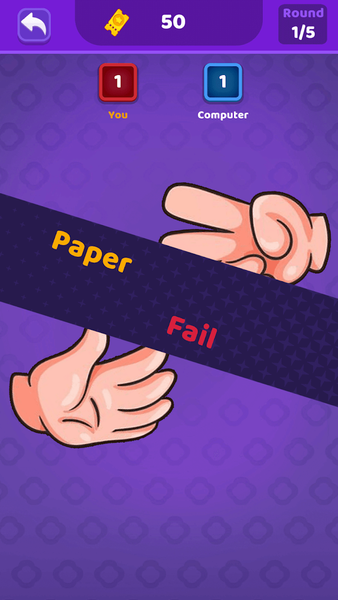 Rock Paper Scissors - Gameplay image of android game