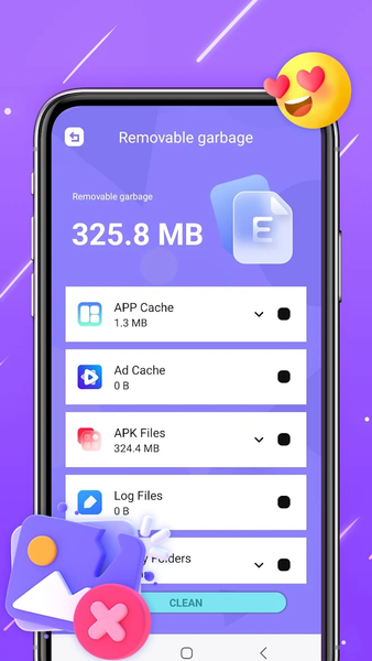Simple phone cleaner - عکس برنامه موبایلی اندروید