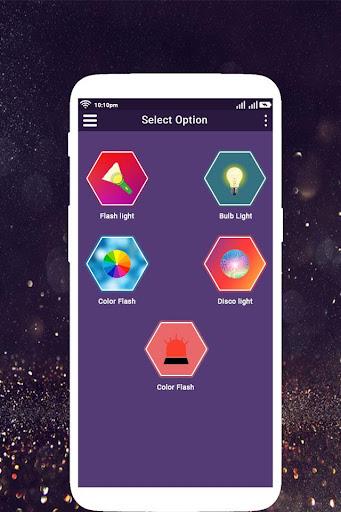 Color Flashlight - Torch Light - عکس برنامه موبایلی اندروید