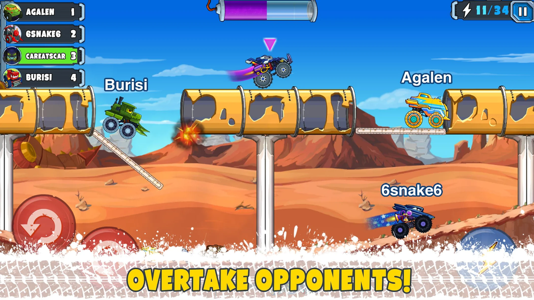 Car Eats Car Multiplayer Race - عکس بازی موبایلی اندروید