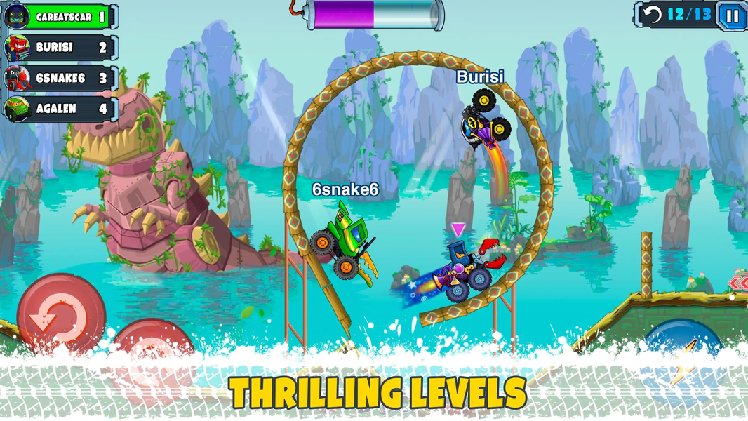 Car Eats Car Multiplayer Race - عکس بازی موبایلی اندروید