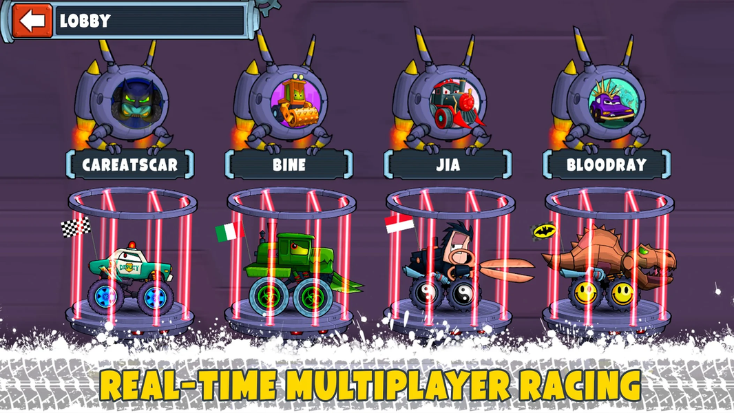 Car Eats Car Multiplayer Race - عکس بازی موبایلی اندروید