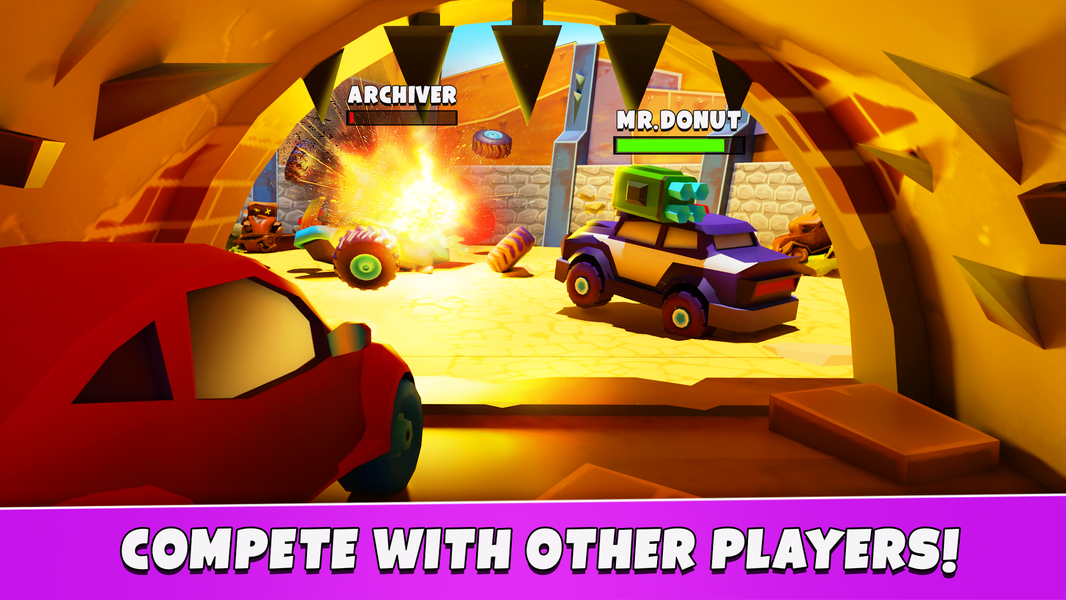 Car Eats Car 5 - Battle Arena - Gameplay image of android game