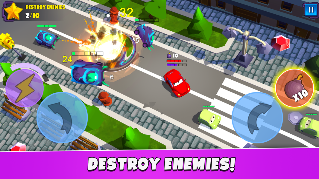 Car Eats Car 5 - Battle Arena - Gameplay image of android game