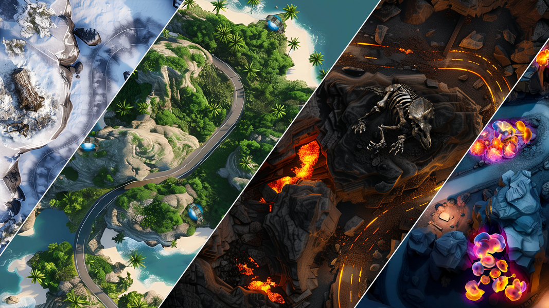 Max Speed: 3D Stunt Race - Gameplay image of android game