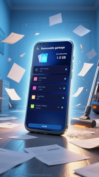 Smooth Junk Cleaning - Image screenshot of android app