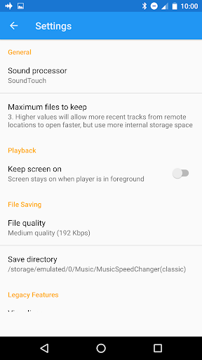 Music Speed Changer (Classic) - Image screenshot of android app