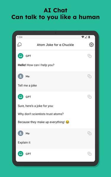 AI Chat - Smart Assistant - عکس برنامه موبایلی اندروید
