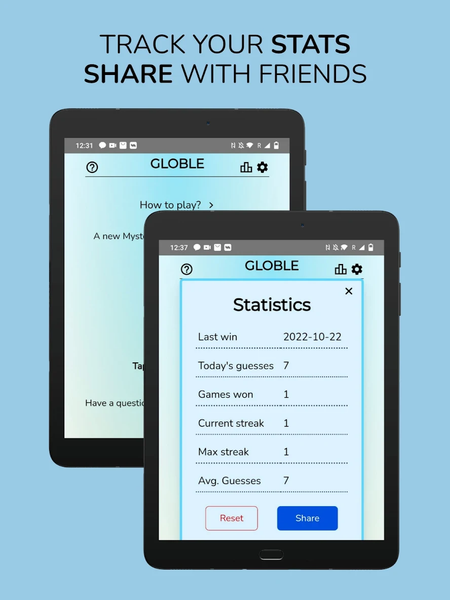 Globle - Country Guess Game - Gameplay image of android game