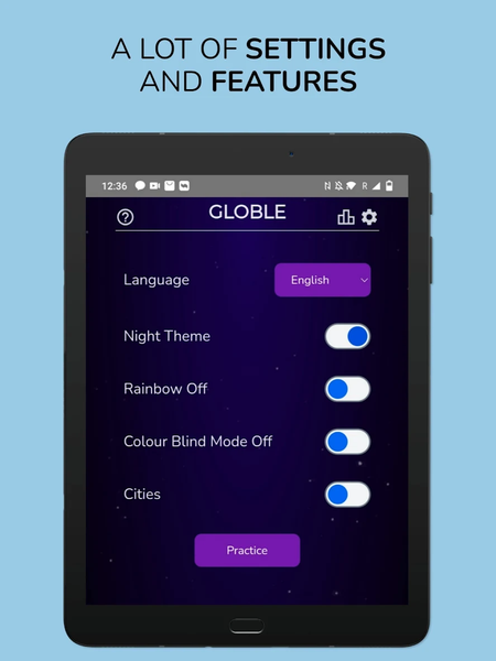 Globle - Country Guess Game - Gameplay image of android game