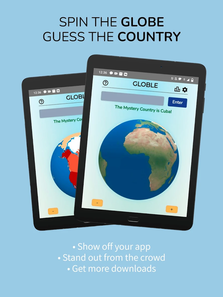 Globle - Country Guess Game - Gameplay image of android game