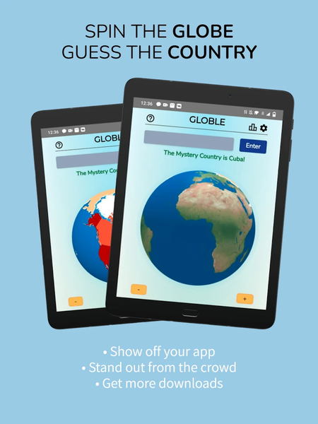 Globle - Country Guess Game - Gameplay image of android game