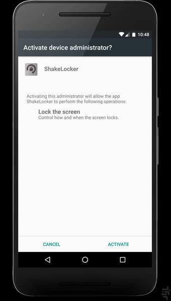 ShakeLocker - Image screenshot of android app
