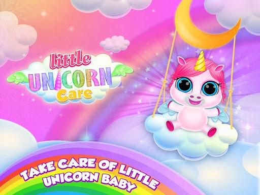 Unicorn Baby Care Pet Pony - Image screenshot of android app