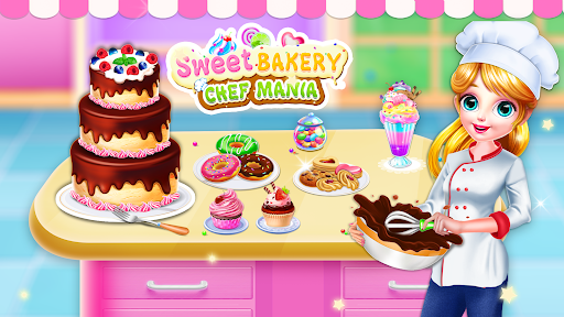 Sweet Bakery: Baking Cake Game - Gameplay image of android game