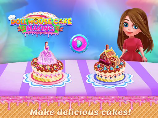 Doll House Cake Maker Game - Image screenshot of android app