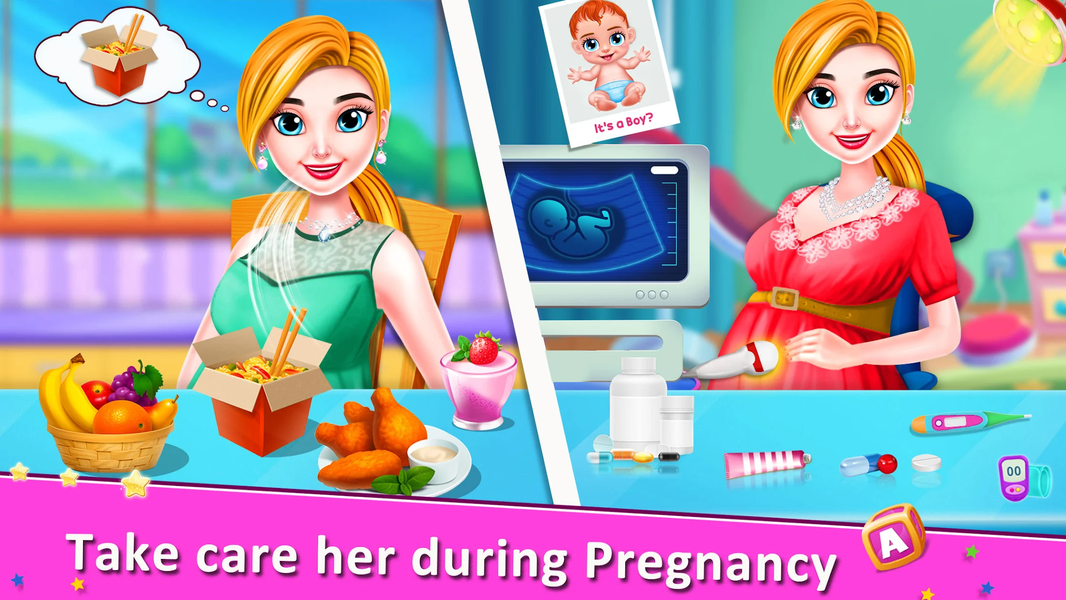 Mommy Baby Care Nursery - عکس بازی موبایلی اندروید