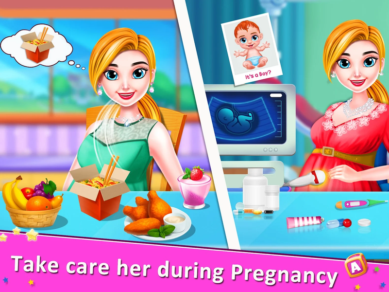 Mommy Baby Care Nursery - عکس بازی موبایلی اندروید