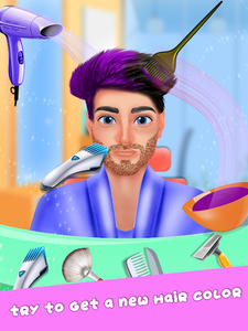 Barber Salon Beard & Hair Game - عکس بازی موبایلی اندروید