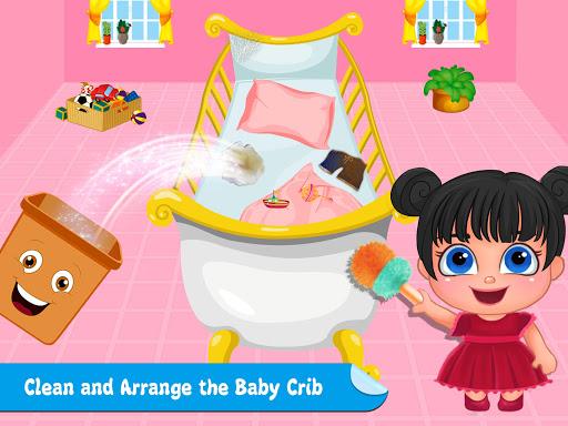 Little Girl Home Cleaning Messy House - عکس برنامه موبایلی اندروید