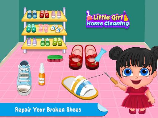 Little Girl Home Cleaning Messy House - عکس برنامه موبایلی اندروید