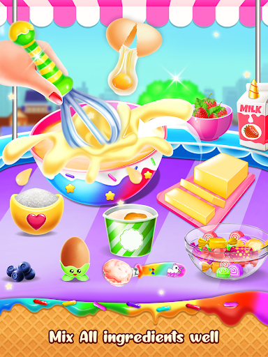 Ice Cream Cone-Ice Cream Games - Image screenshot of android app