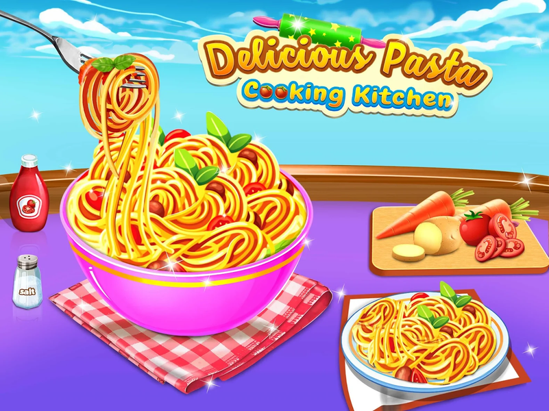 Make Pasta Cooking Girls Games - عکس برنامه موبایلی اندروید