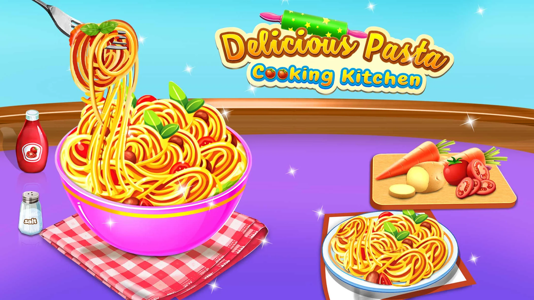 Make Pasta Cooking Girls Games - عکس برنامه موبایلی اندروید