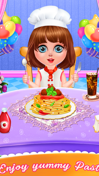 Make Pasta Cooking Girls Games - عکس برنامه موبایلی اندروید