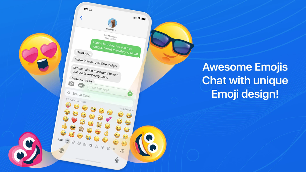 Messages Phone ۱۵ - OS ۱۷ Msg - عکس برنامه موبایلی اندروید
