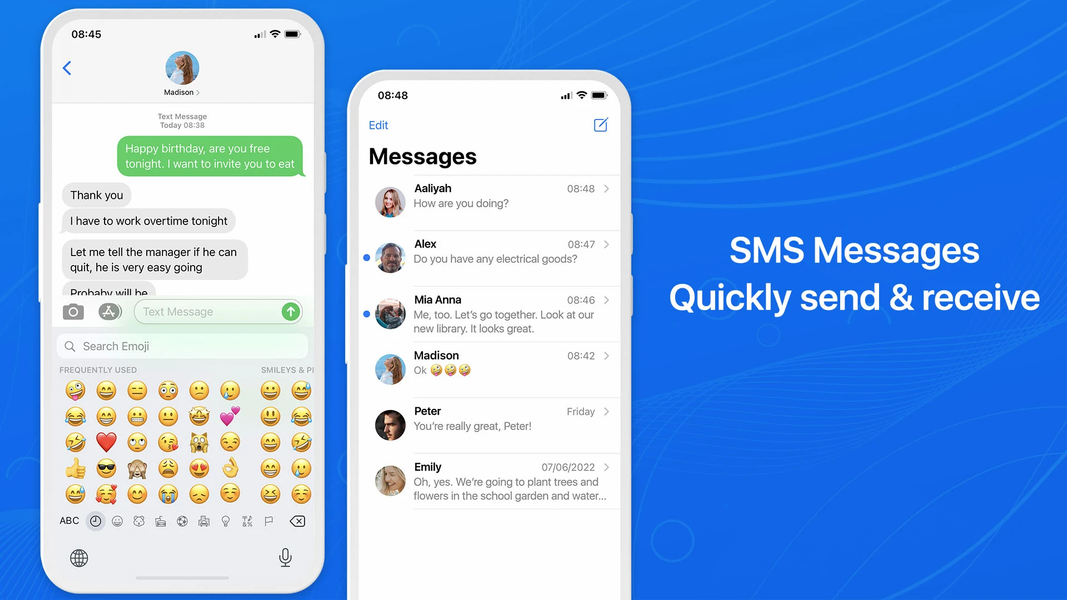 Messages Phone ۱۵ - OS ۱۷ Msg - عکس برنامه موبایلی اندروید