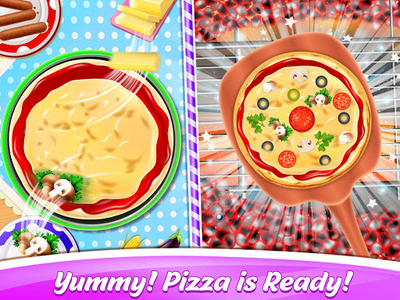 Bake Pizza Game- Cooking game - عکس بازی موبایلی اندروید