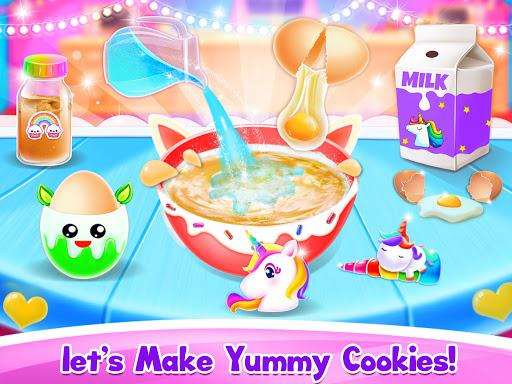 Unicorn Cookie Maker Chef - عکس برنامه موبایلی اندروید