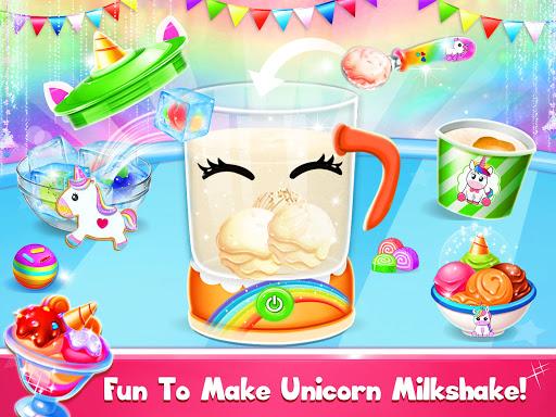 Unicorn Milkshake Maker Chef - Image screenshot of android app