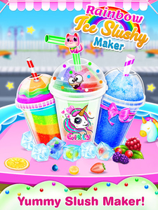Dessert Slushy Maker Food Cooking Game - make candy drink for ice cream  soda making salon!